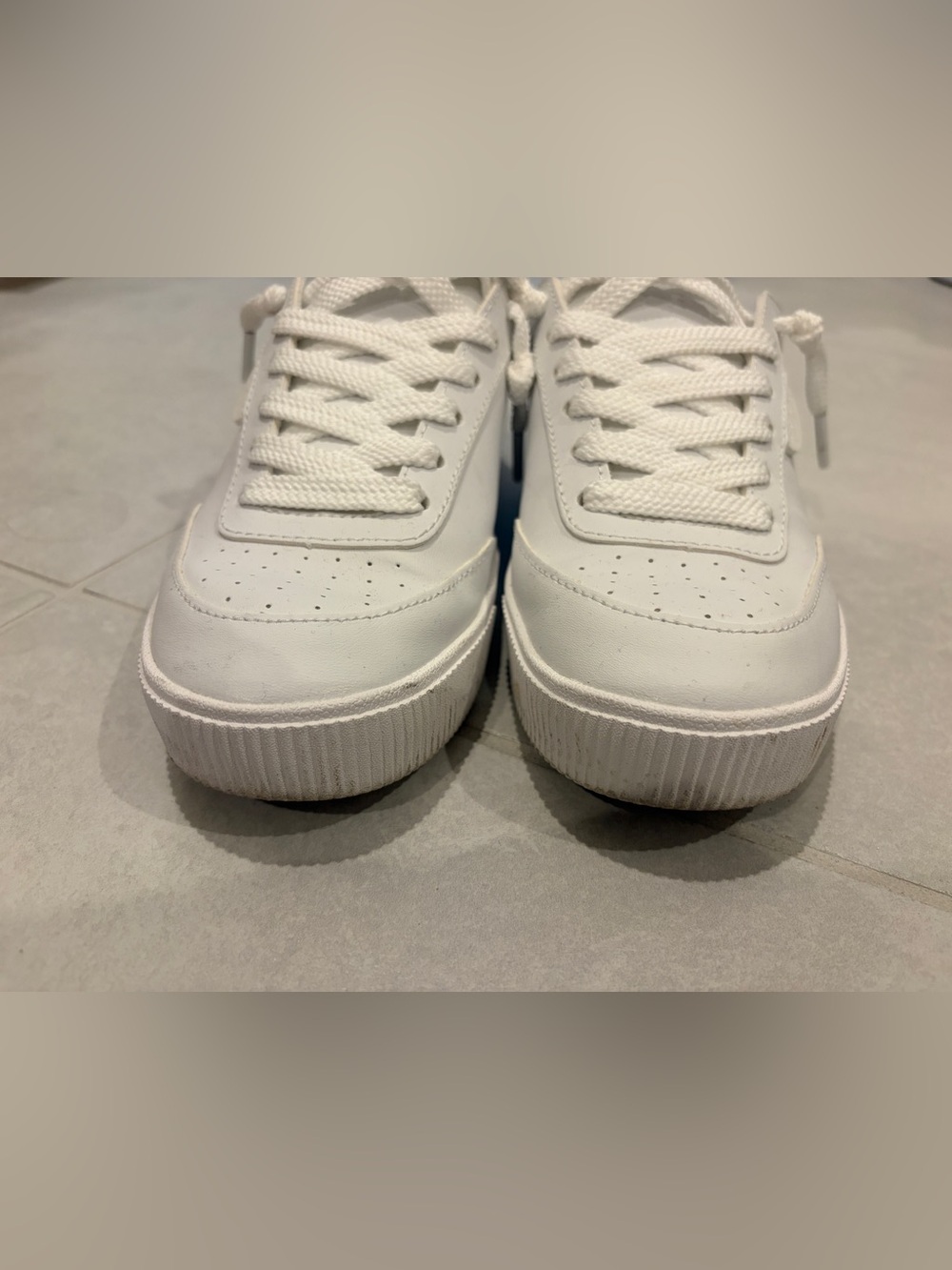 Reef Lay Day Seas Women's Leather Sneakers in White Size 7 - Picture 4 of 11